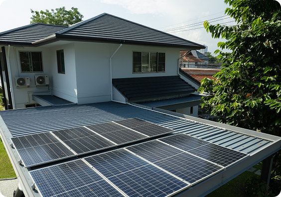 Solaranlage Carport